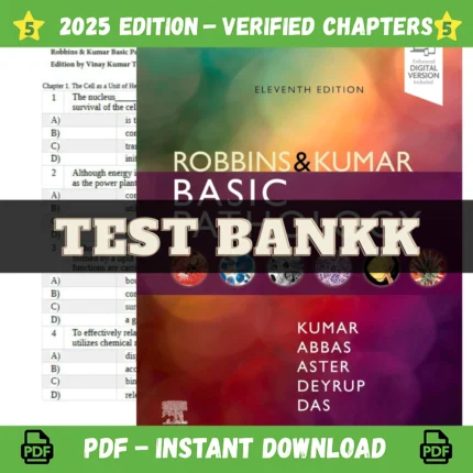 Robbins & Kumar Basic Pathology 11th Edition – Test Bank