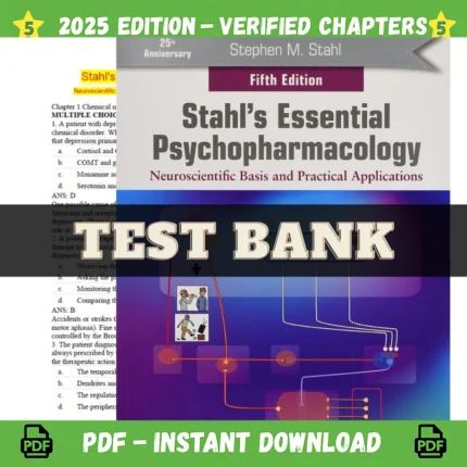 Stahl s Essential Psychopharmacology Neuroscientific Basis and Practical Applications 5th Edition