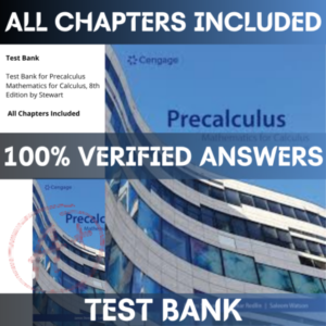 Test Bank Precalculus Mathematics for Calculus, 8th Edition Stewart | All Chapters Included