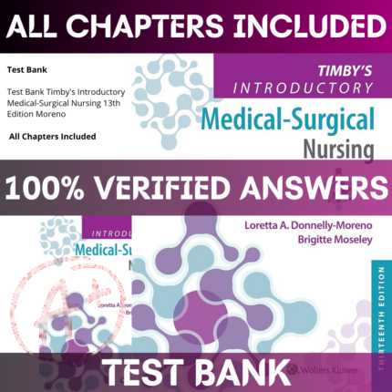 Test Bank Timby's Introductory