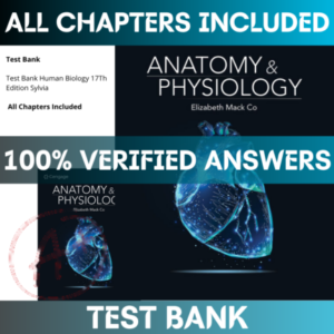 Test Bank for Anatomy and Physiology, 1st Edition Elizabeth | All Chapters Included