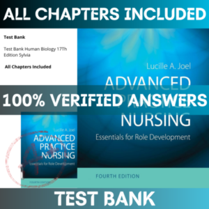 Test Bank for Advanced Practice Nursing Essentials for Role Development, 4th Edition Joel | All Chapters Included