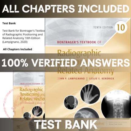 Test Bank for Bontrager's