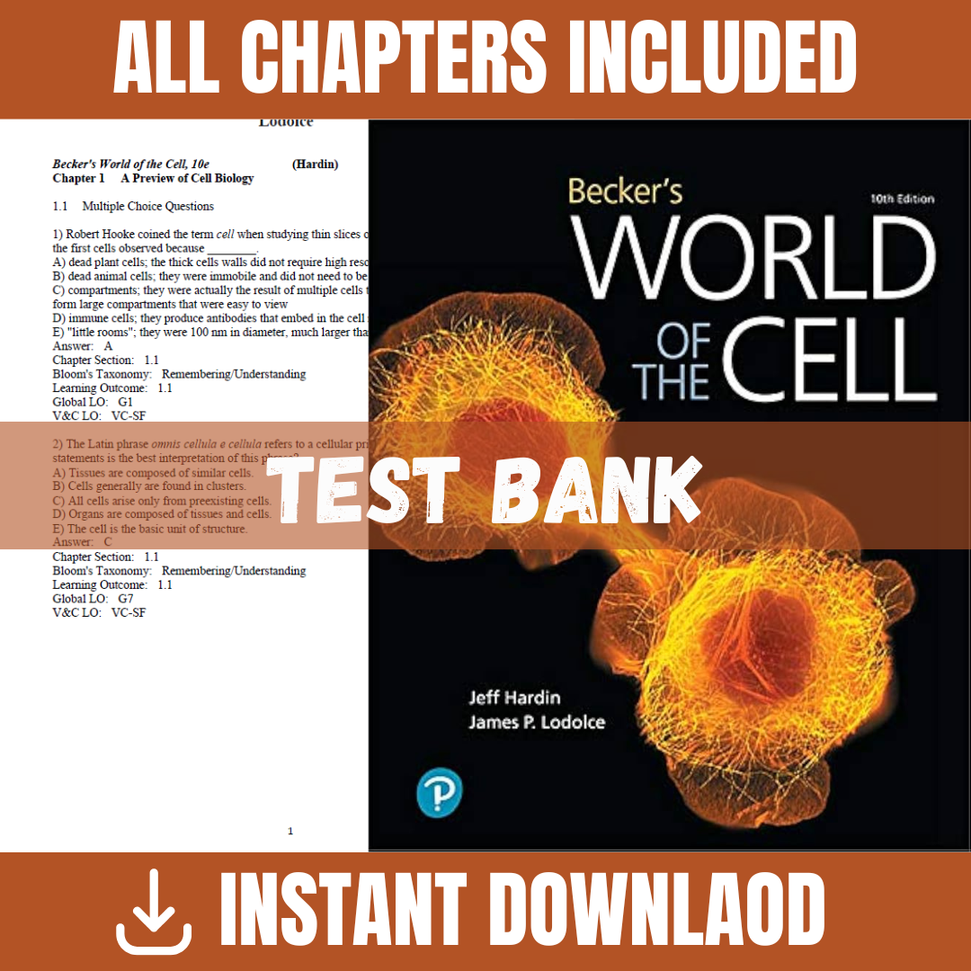 Test Bank for Becker's World