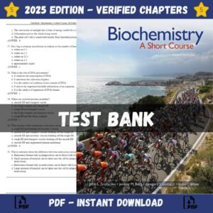 Test Bank for Biochemistry-A Short Course, 4th Edition | ISBN 9781429283601