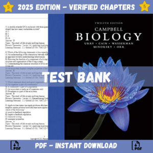 Test Bank for Campbell Biology 12th Edition | ISBN 9780135188743