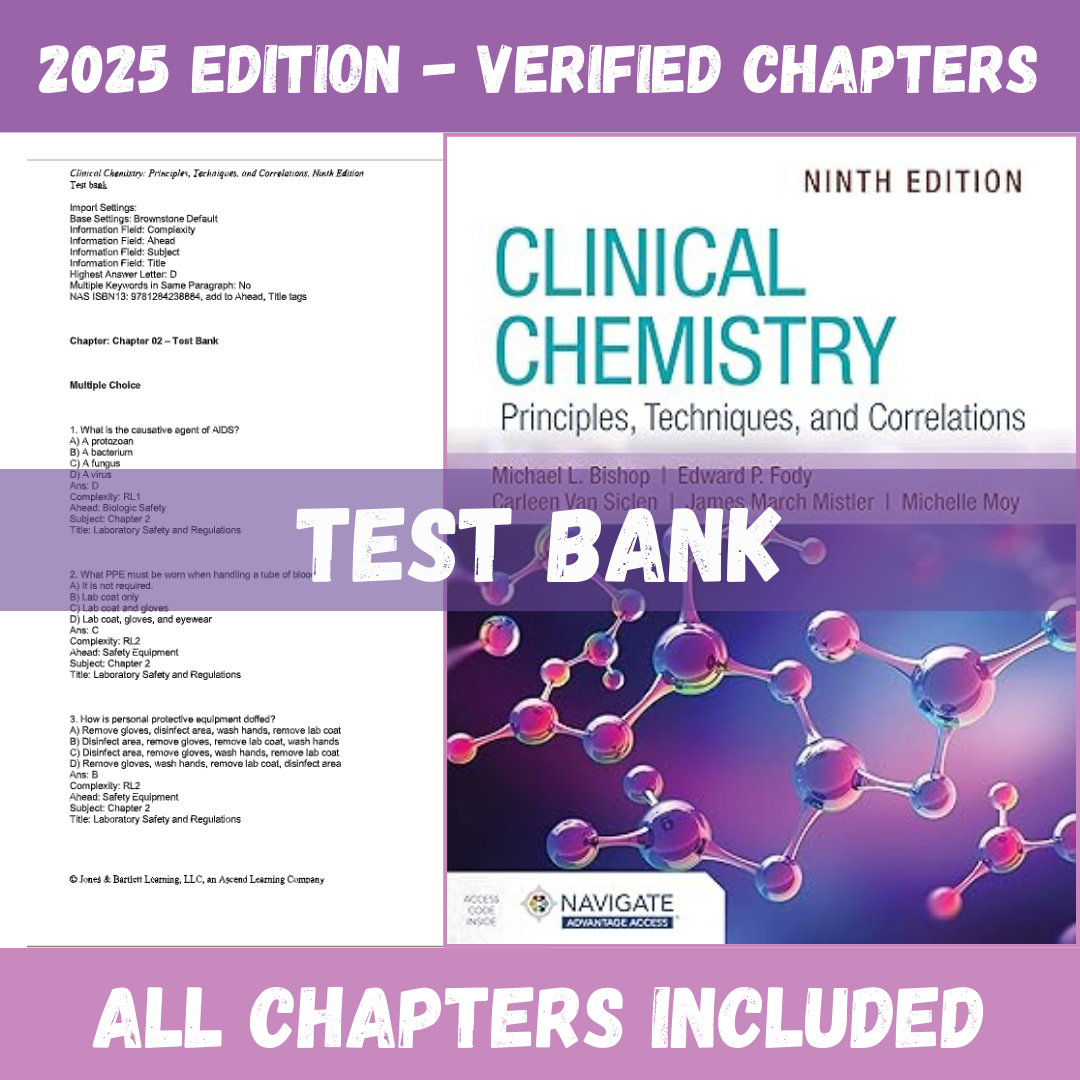 Test Bank for Clinical