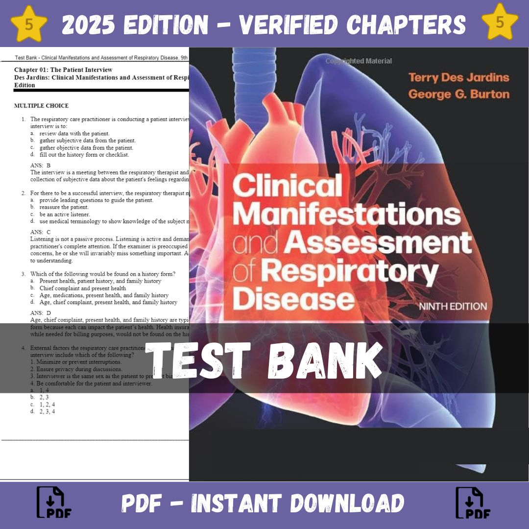 Test Bank for Clinical