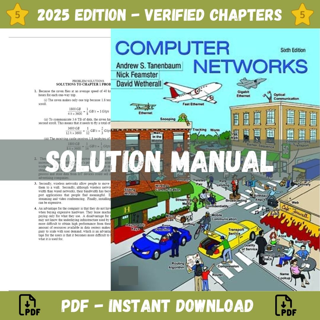 Test Bank for Computer Networks