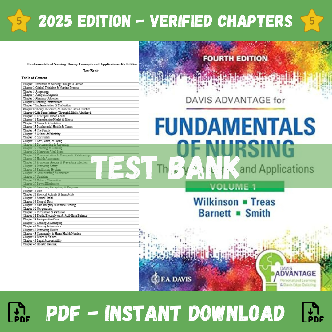 Test Bank for Davis Advantage