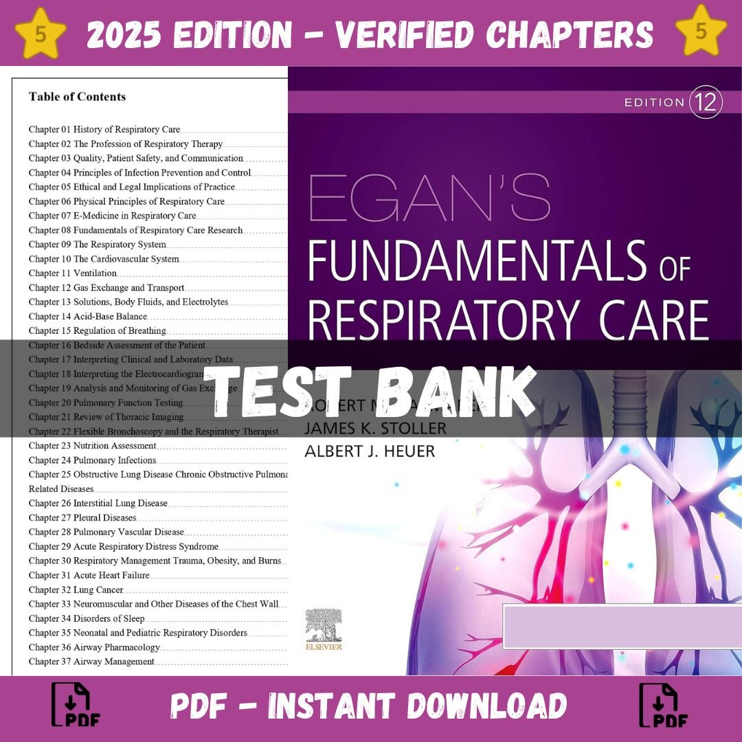 Test Bank for Egan's