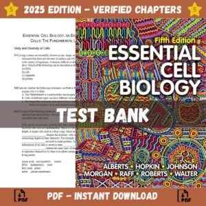 Test Bank for Essential Cell Biology, 5th Edition | ISBN 9780393680393