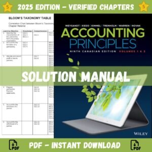 Test Bank for Accounting Principles (Volume 1-Volume 2) 9th Canadian Edition | ISBN 9781119786658