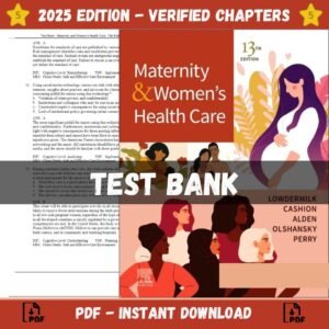 Test Bank for Maternity and Women's Health Care, 13th Edition | ISBN 9780323810203