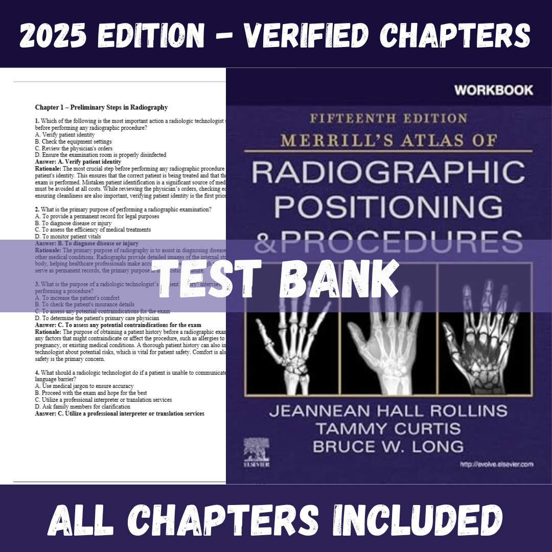 Test Bank for Merrill's Atlas