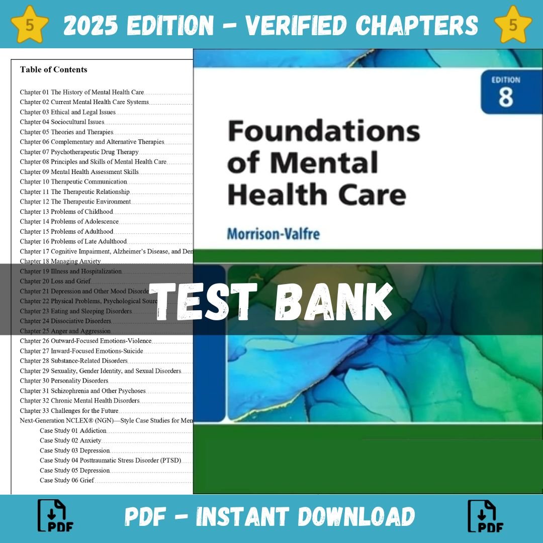 Test Bank for Foundations