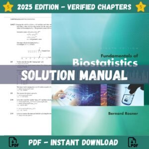 Test Bank for Fundamentals of Biostatistics 8th Edition | ISBN 9781305268920