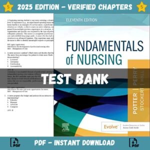 Test Bank for Fundamentals of Nursing 11TH Edition | ISBN 9780323810357
