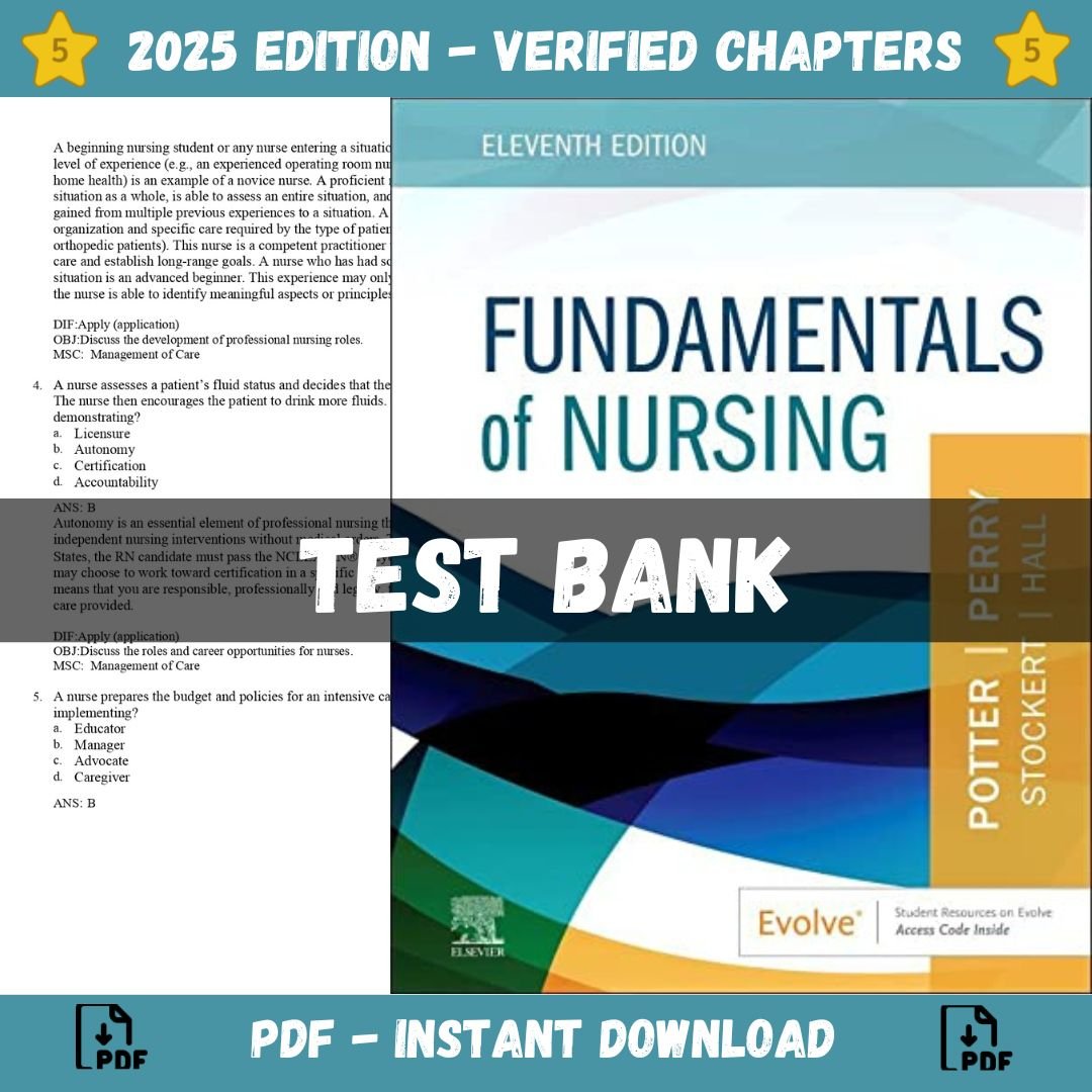 Test Bank for Fundamentals