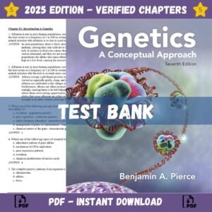 Test Bank for Genetics A Conceptual Approach, 7th Edition | ISBN 9781319216801