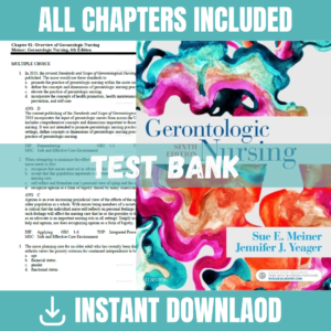 Test Bank for Gerontologic Nursing, 6th Edition | ISBN 9780323848381