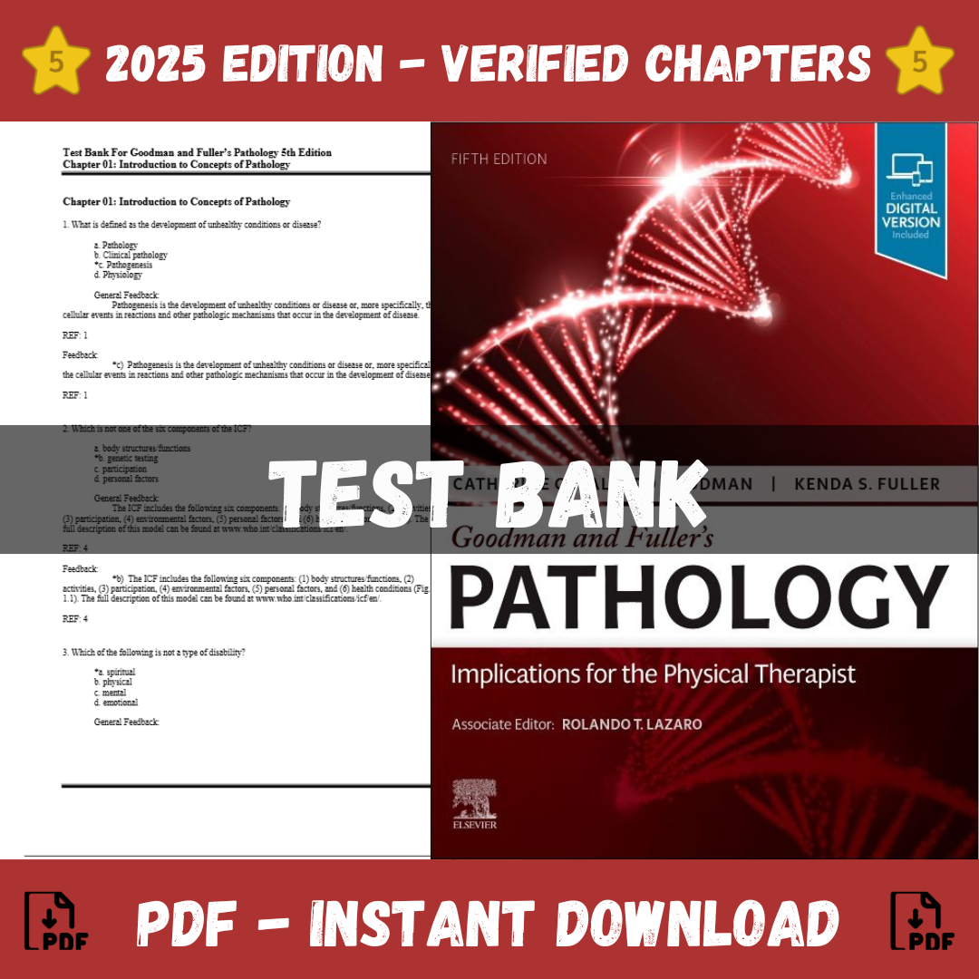 Test Bank for Goodman