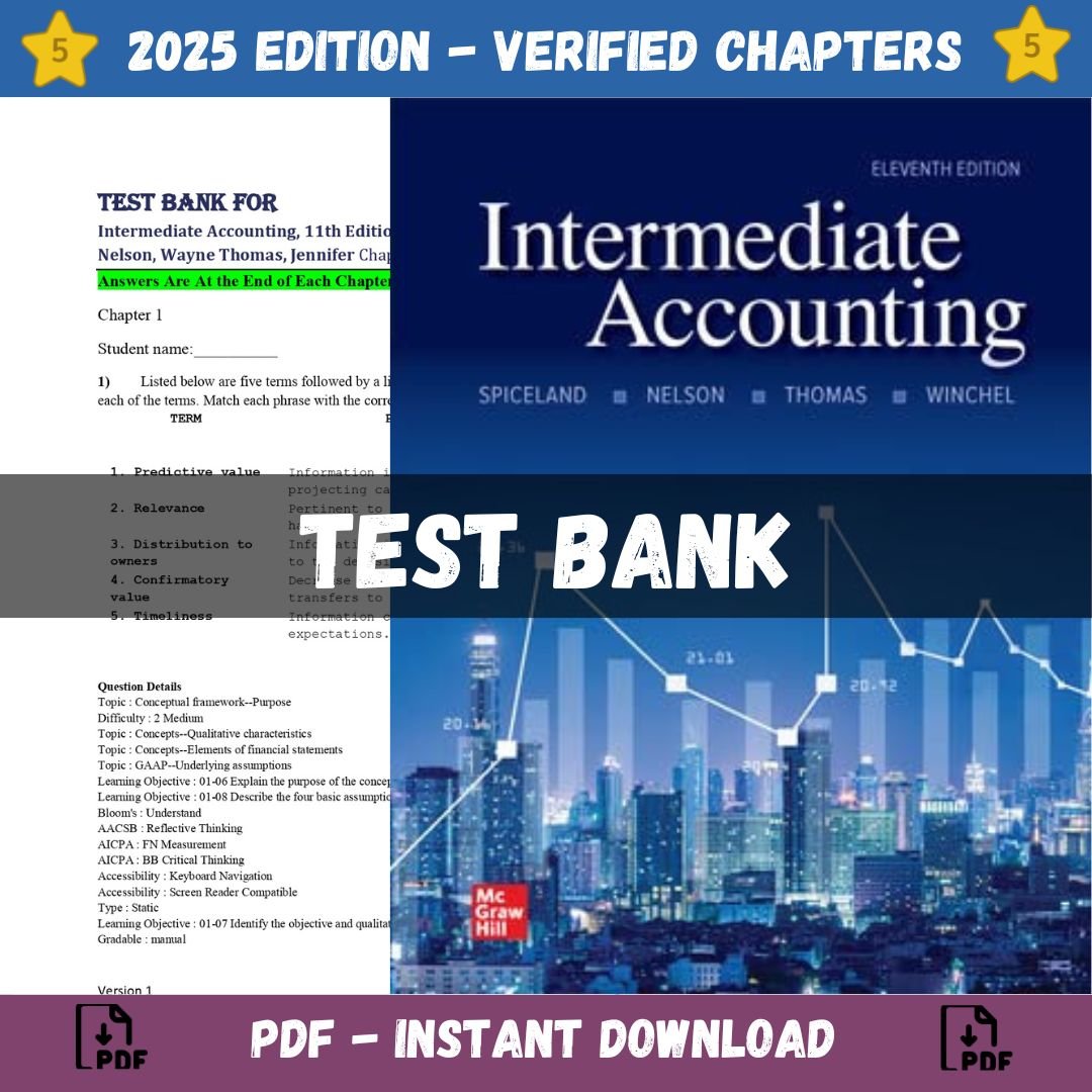 Test Bank for Intermediate