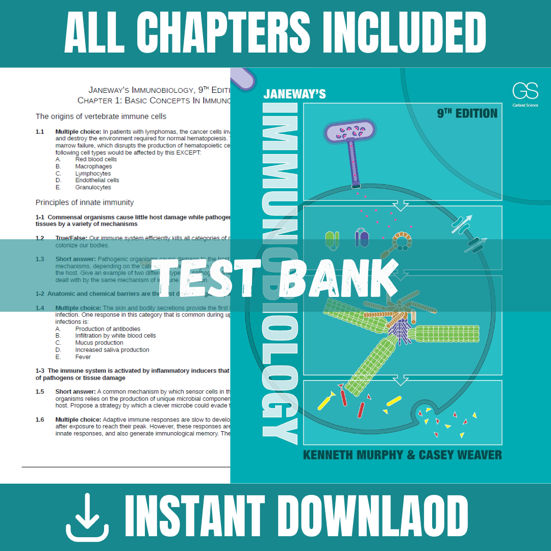 Test Bank for Janeway's