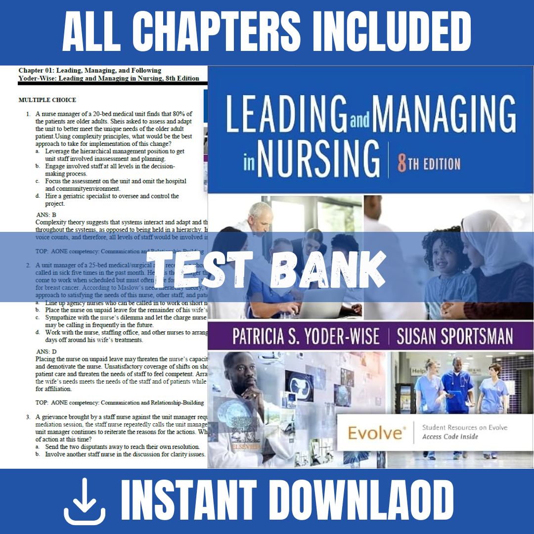 Test Bank for Leading