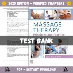 Test Bank for Massage Therapy-Principles and Practice, 7th Edition | ISBN 9780323878159
