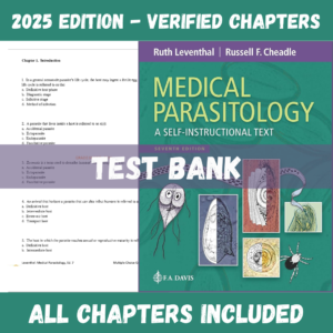 Test Bank for Medical Parasitology: A Self-Instructional Text, 7th Edition | ISBN 9780803675803