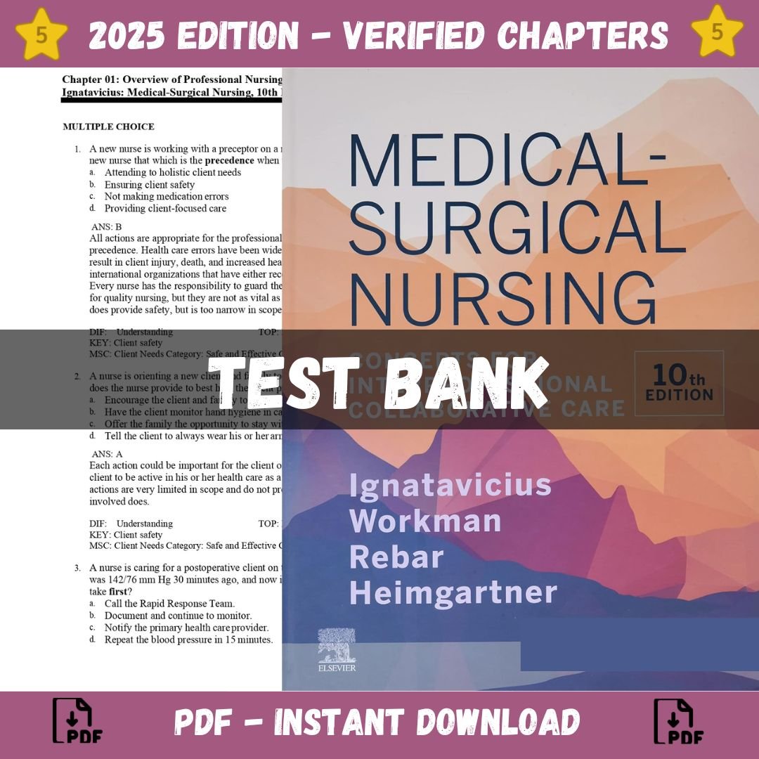 Test Bank for Medical-Surgical