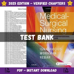 Test Bank for Medical-Surgical Nursing Concepts for Inter professional Collaborative Care, 9th Edition | ISBN 9780323461580