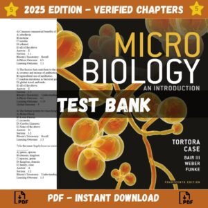 Test Bank for Microbiology An Introduction, 14th edition | ISBN 9789349076839